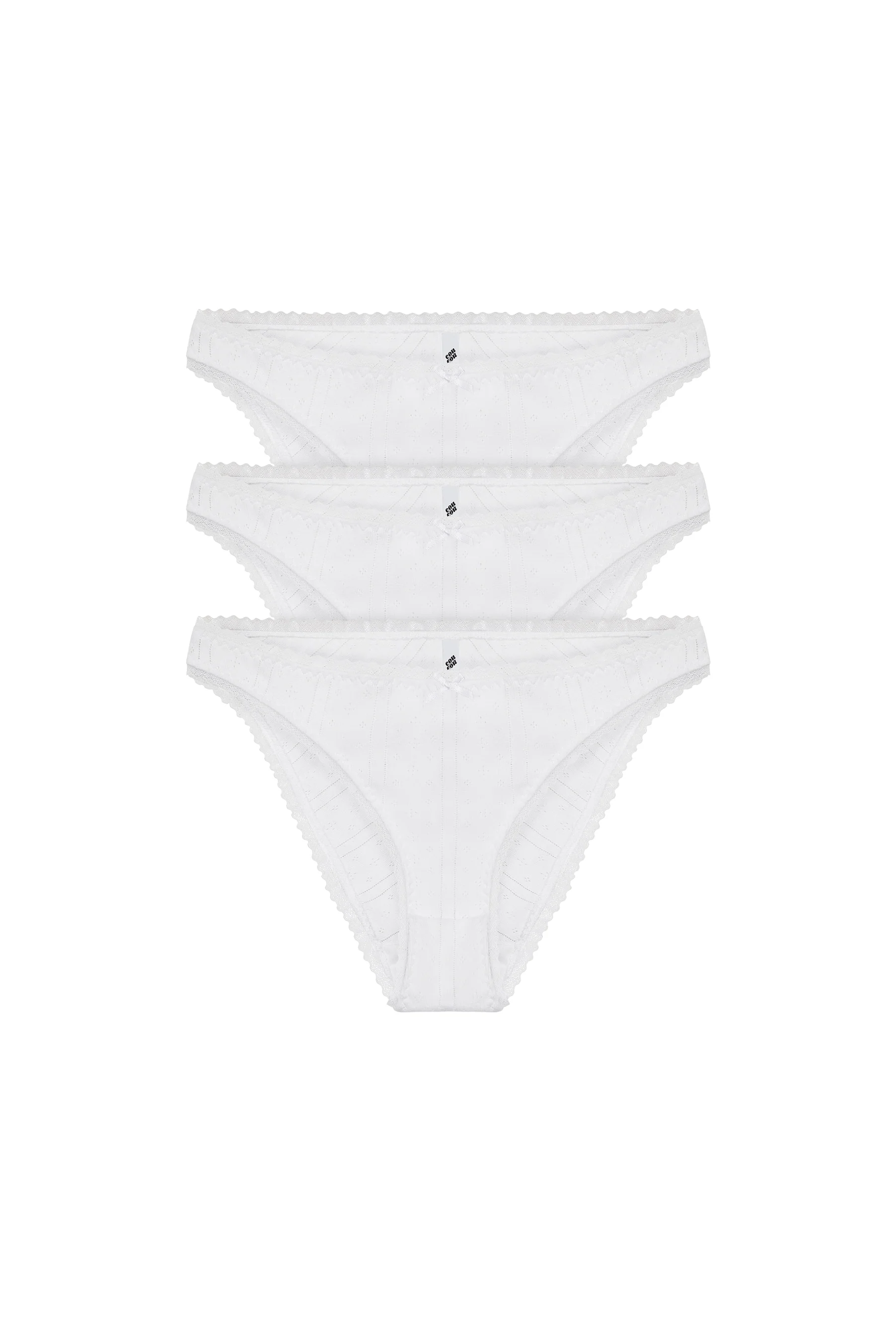 The High Rise: 3-Pack White - Image 2