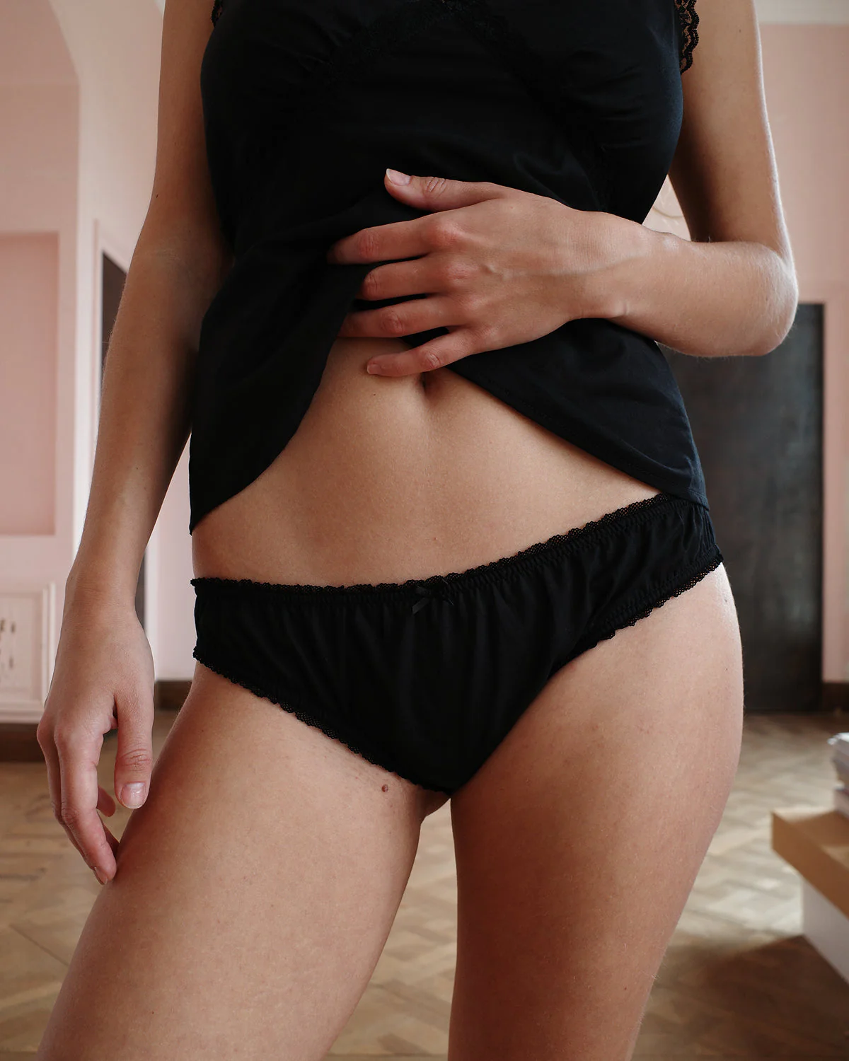The Brief: Cotton Voile Black