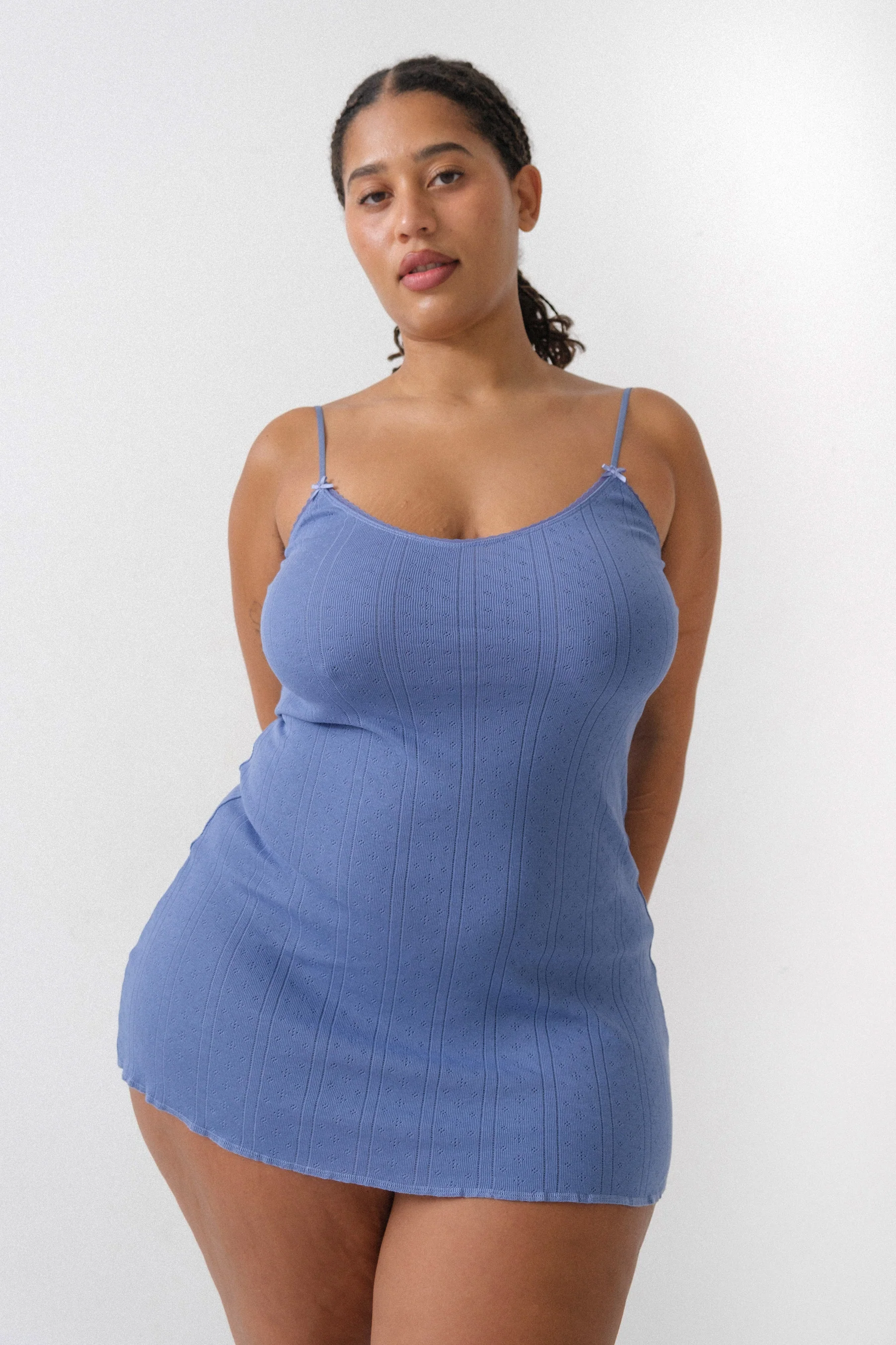 The Cami Slip French Blue - Image 7