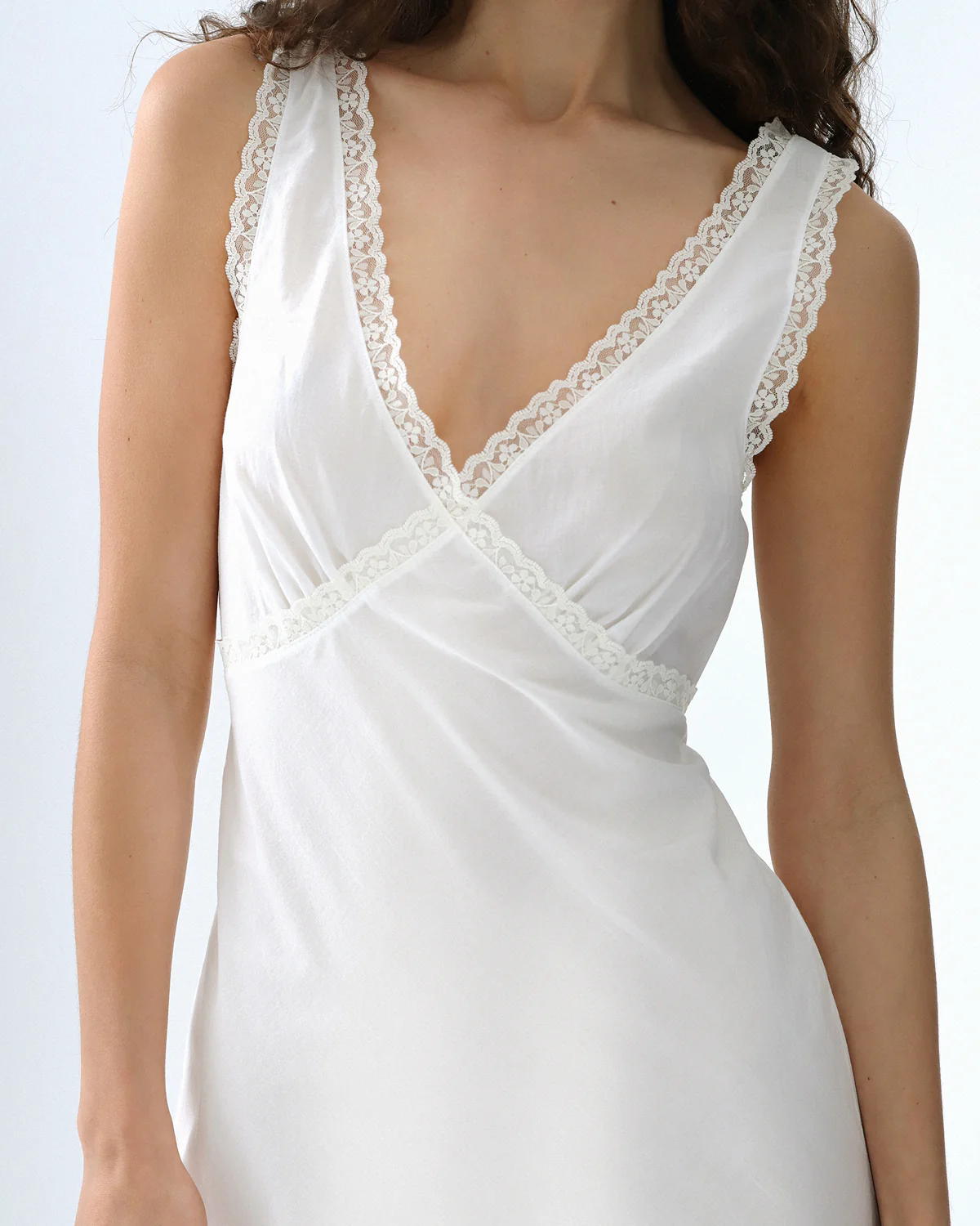 The Iris Slip: Cotton Voile White - Image 3