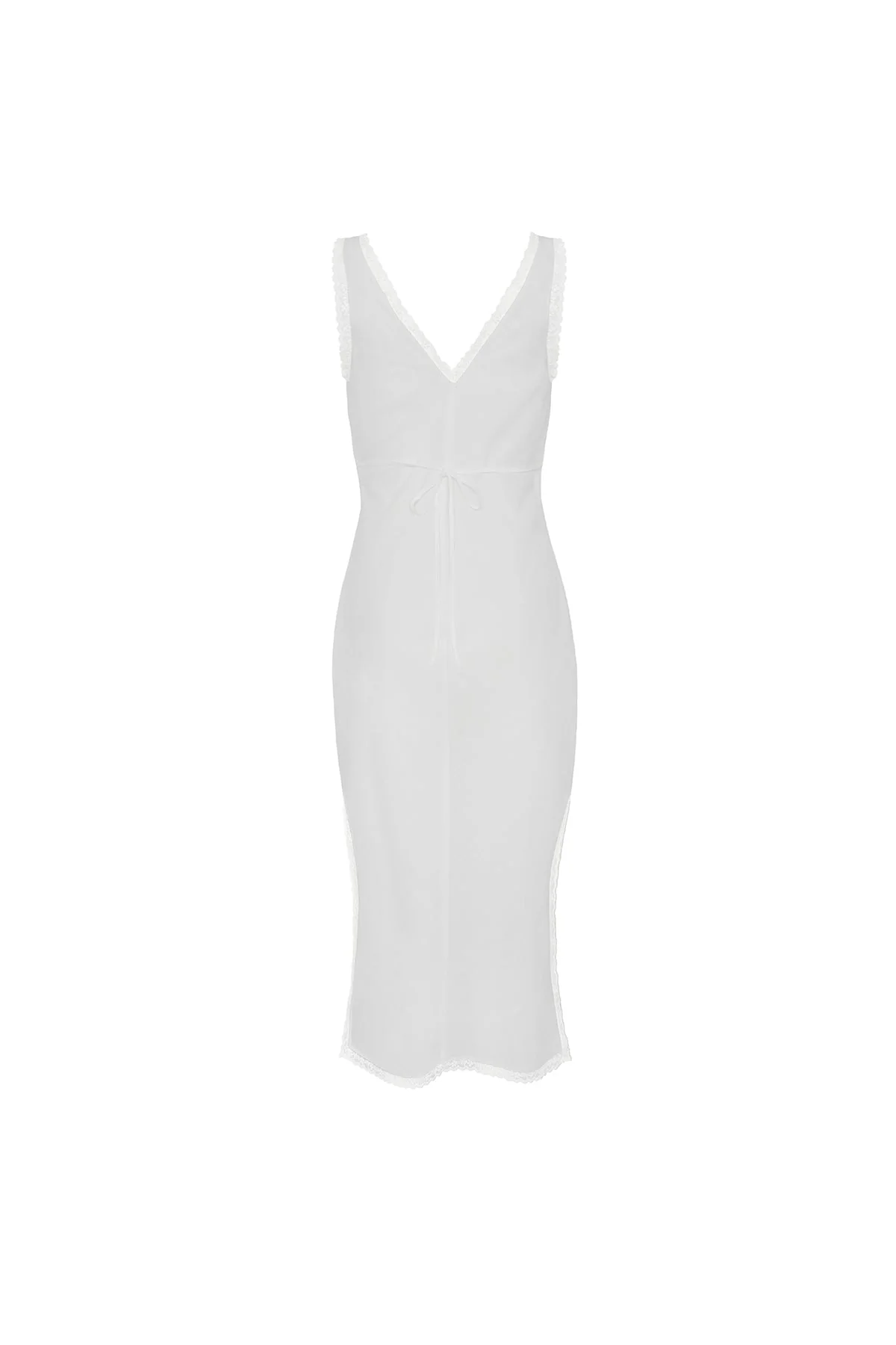 The Iris Slip: Cotton Voile White - Image 8