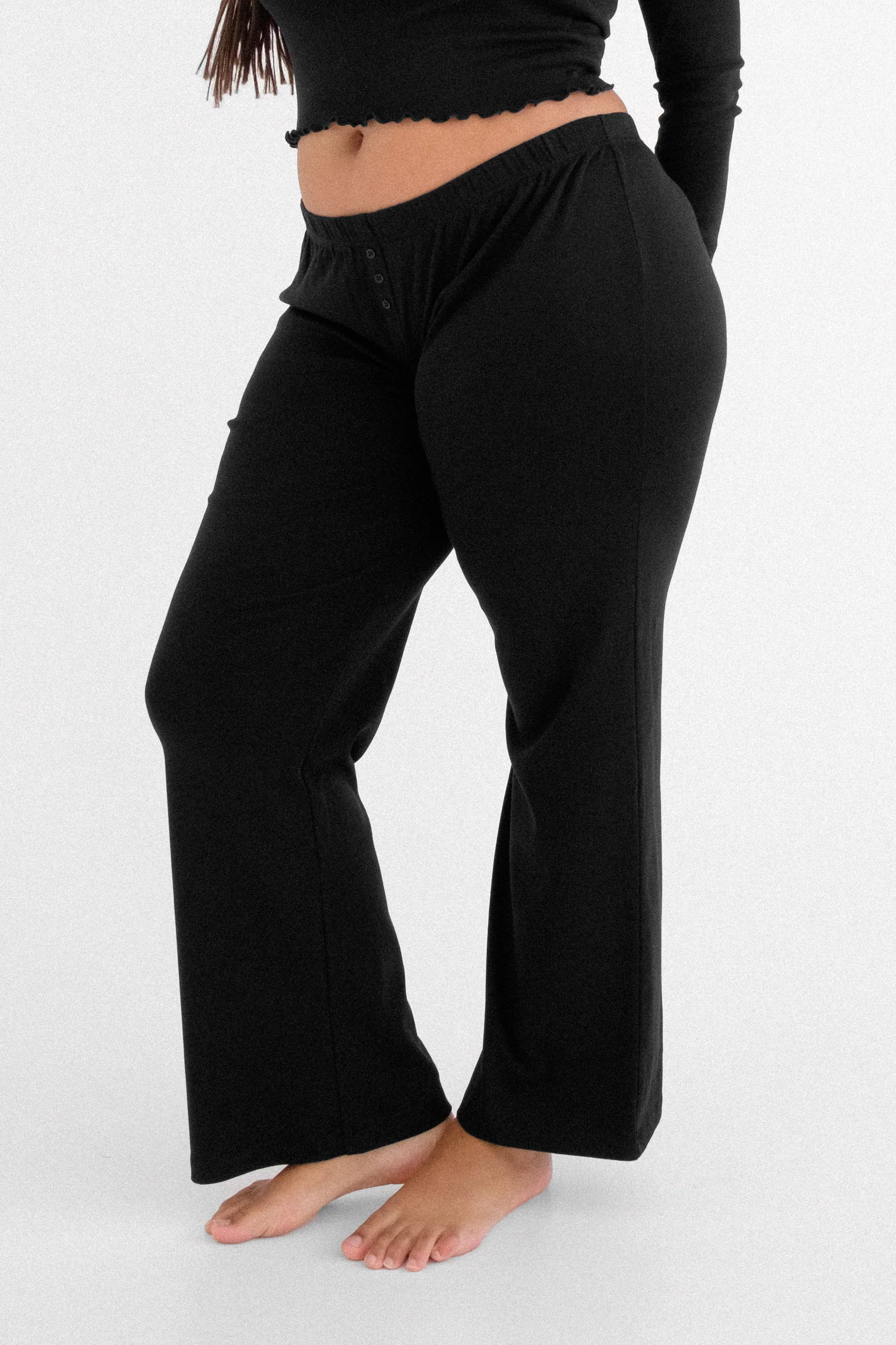 The Pant: Cotton Jersey Black - Image 4