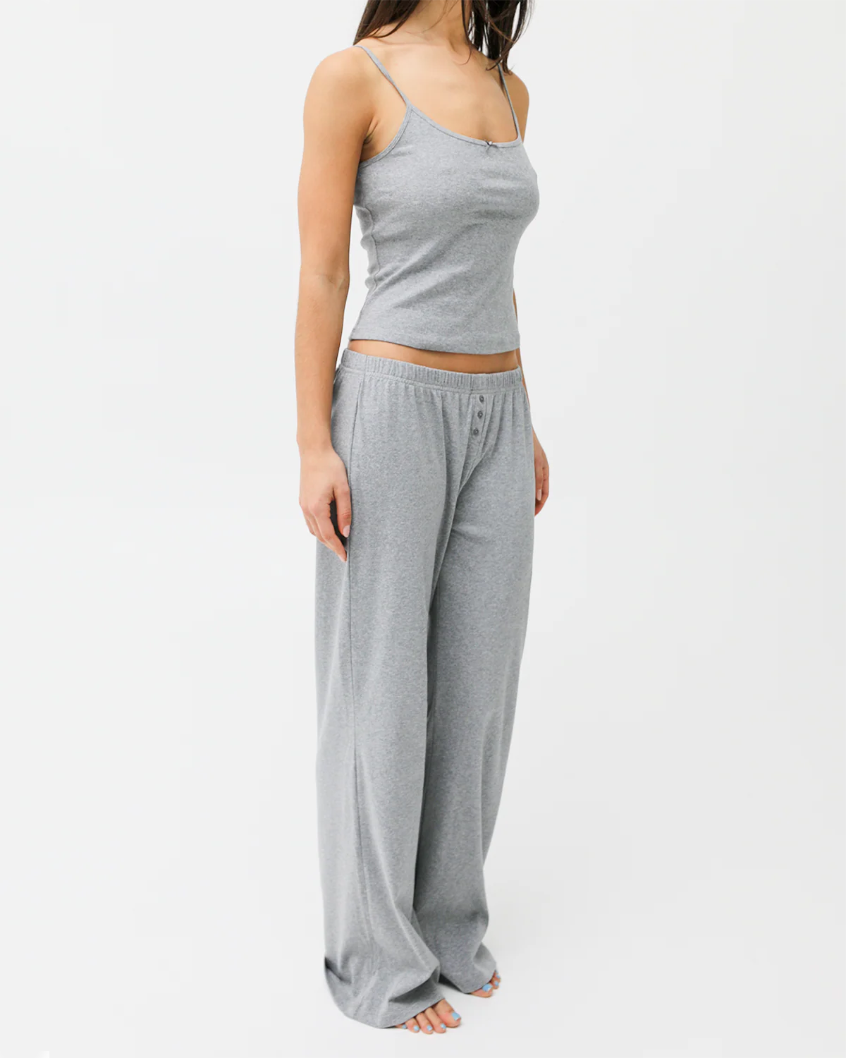 The Pant: Cotton Jersey Grey - Image 4