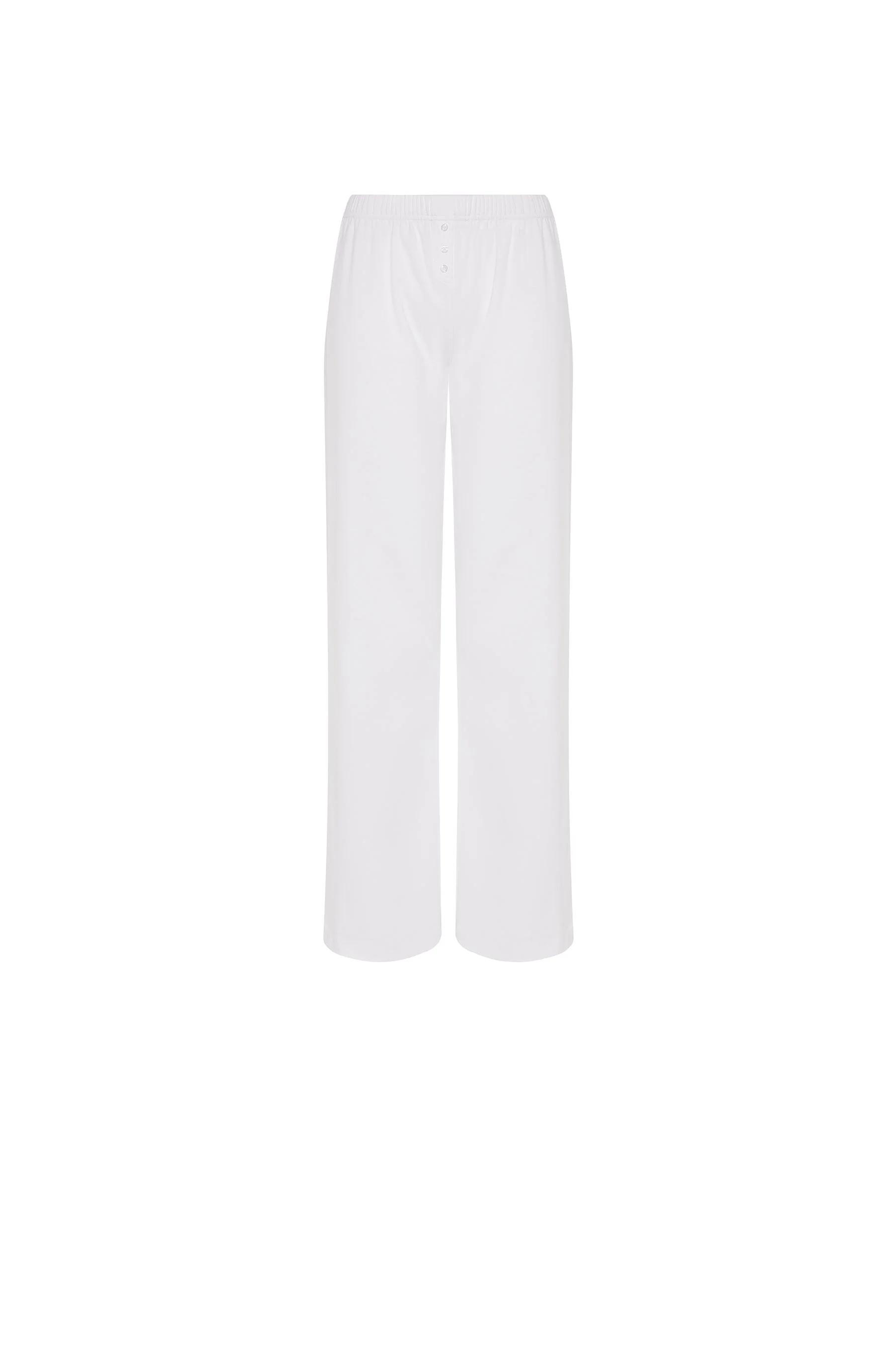 The Pant: Cotton Jersey White - Image 2