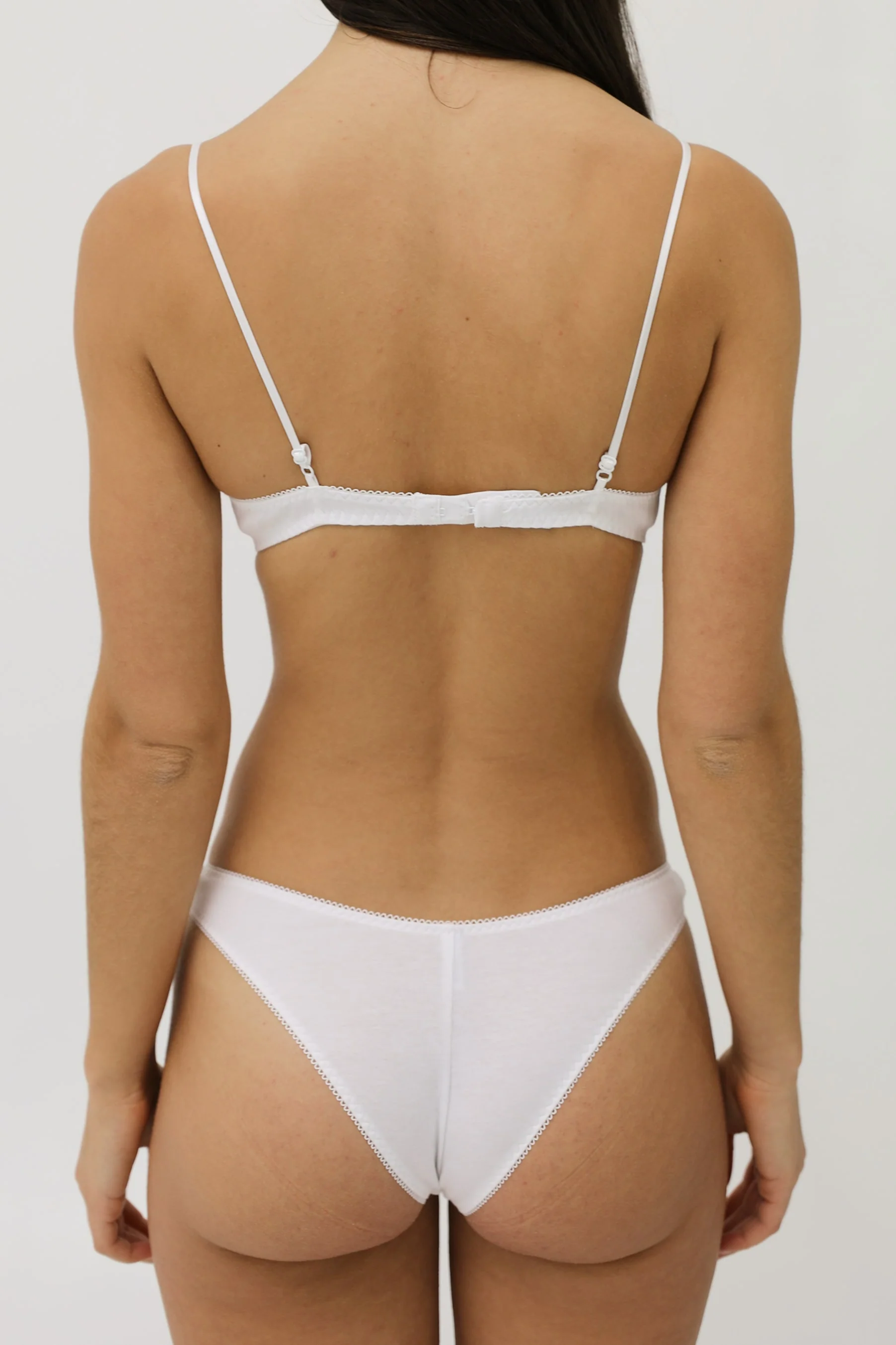 The Petite Bra 2-Pack: Cotton Jersey Black & White - Image 5
