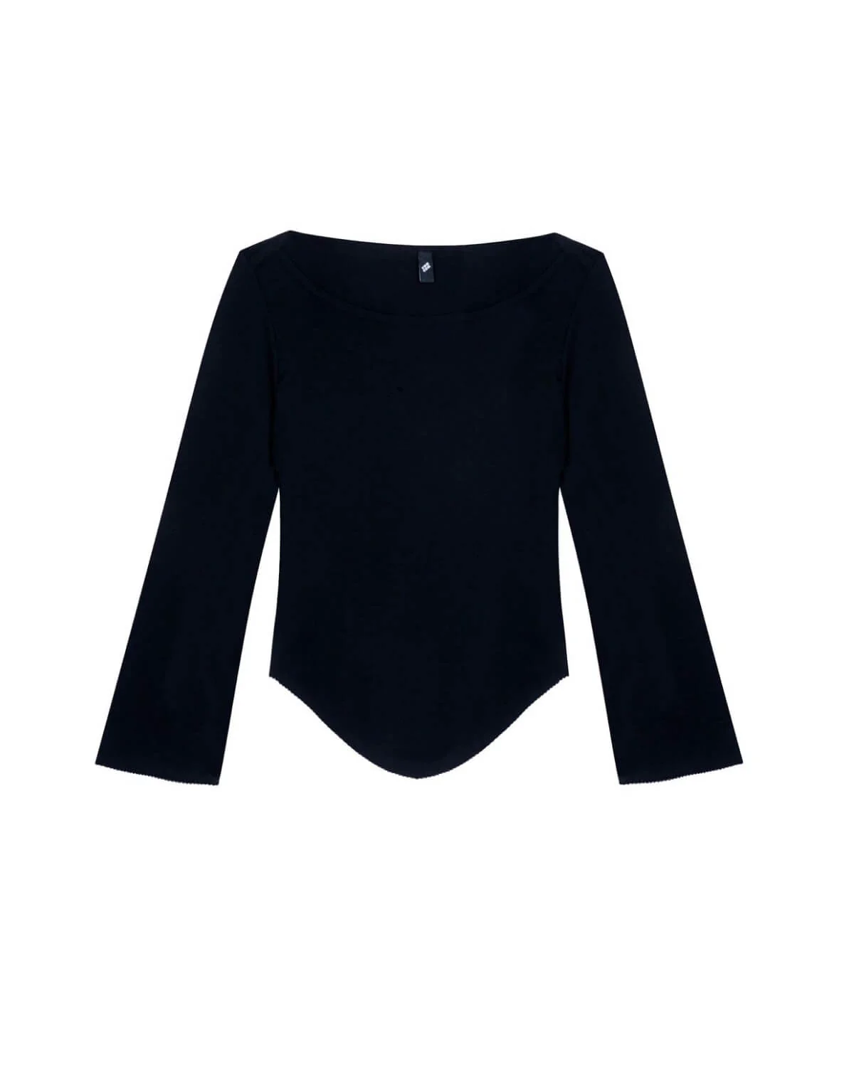 The Rina Long Sleeve: Cotton Jersey Black - Image 2