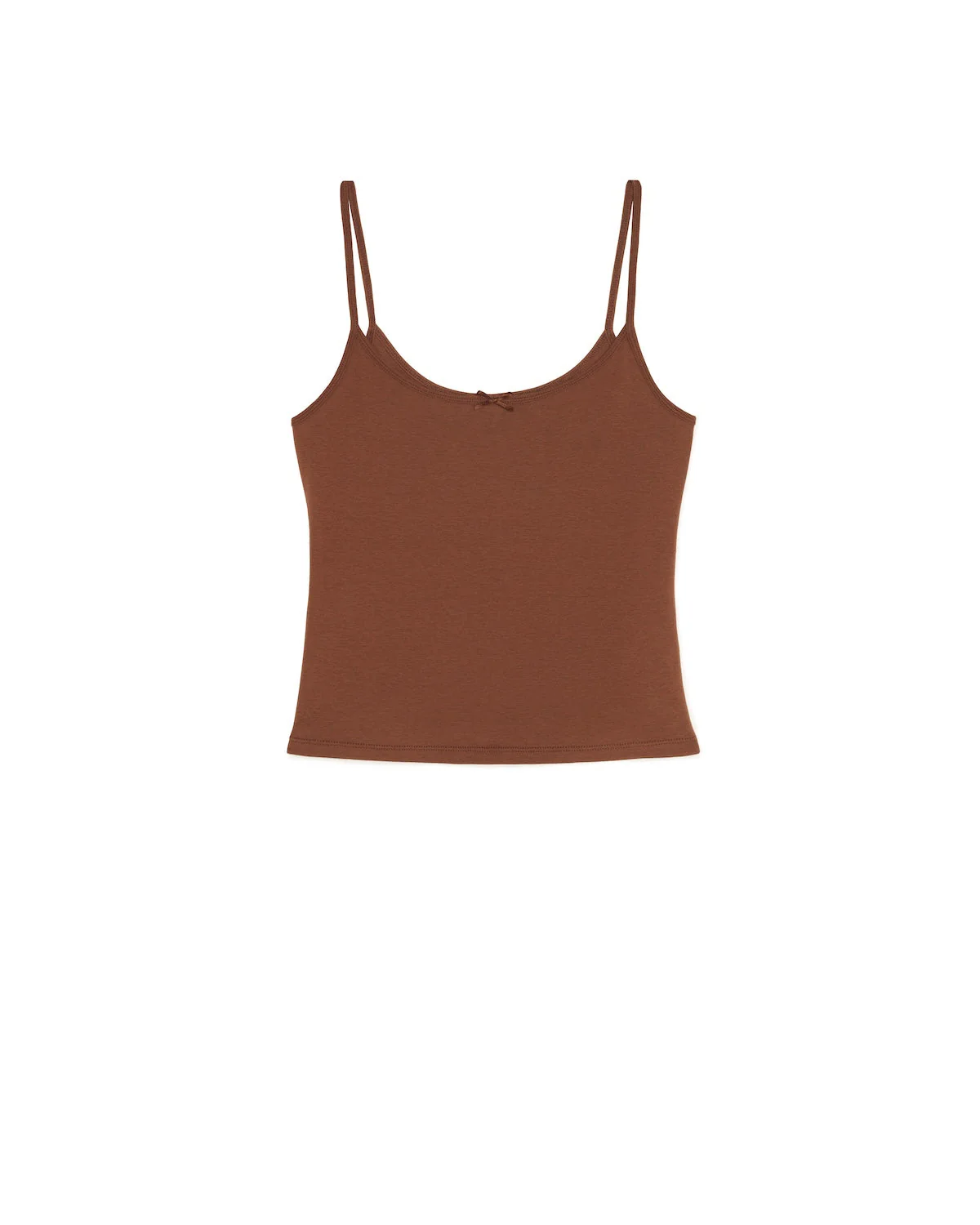 The Tank: Cotton Jersey Brown - Image 2