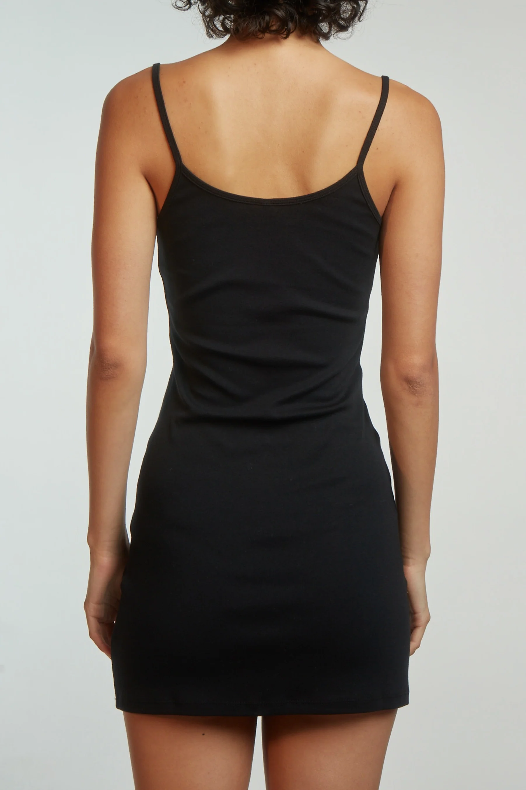 The Tank Dress: Cotton Jersey Black - Image 8