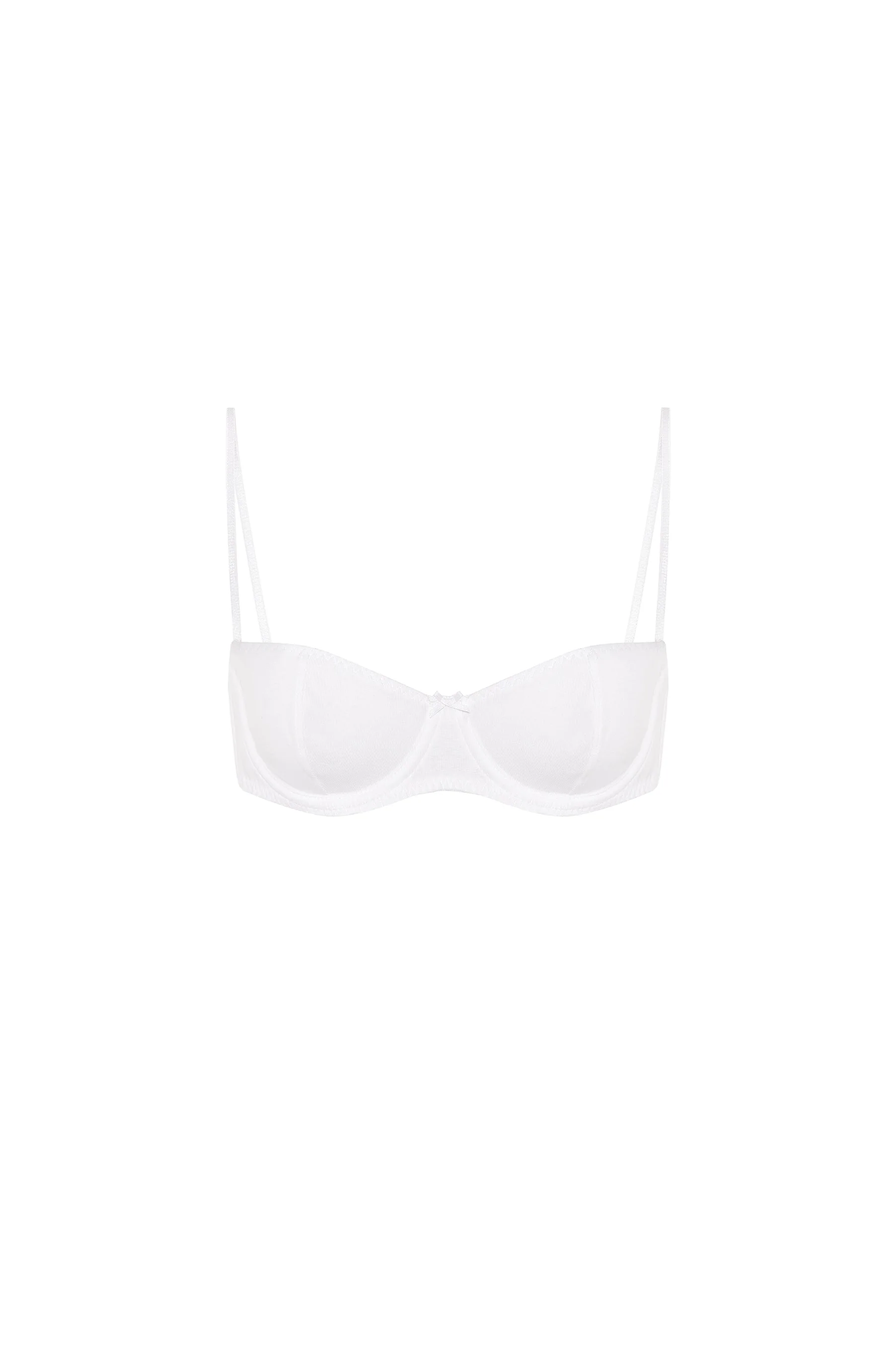 The Teacup: Cotton Jersey White - Image 2