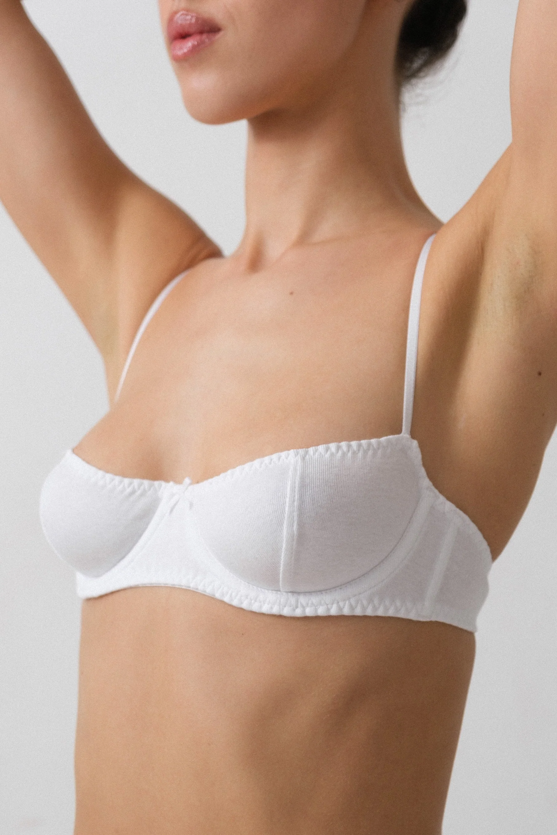 The Teacup: Cotton Jersey White - Image 6