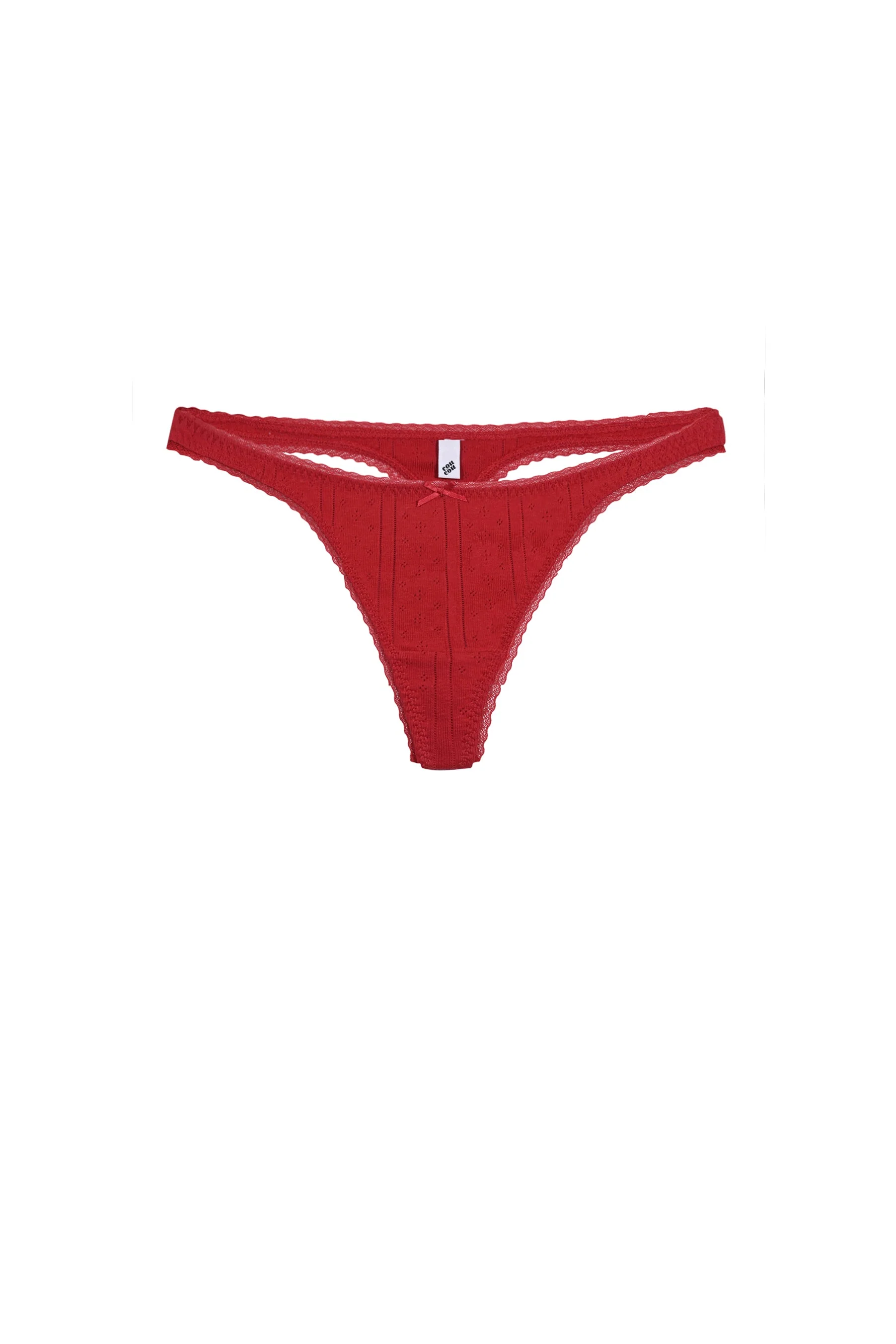 The Thong Cherry Red - Image 2
