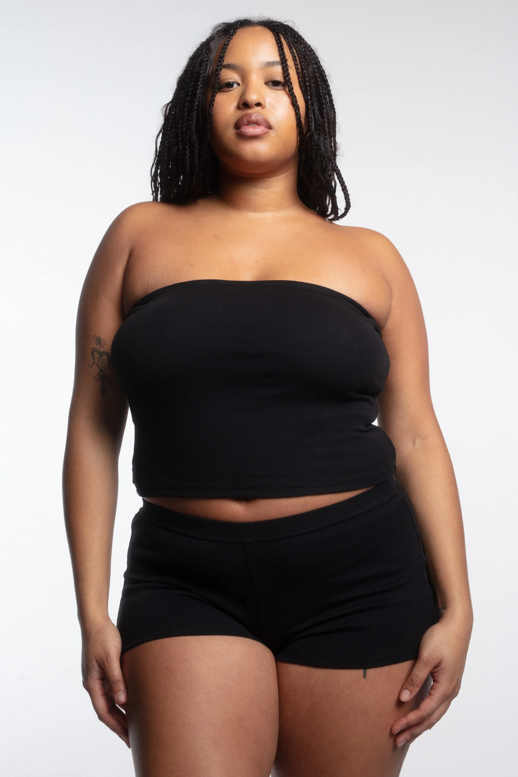 The Tube Top: Cotton Jersey Black - Image 6